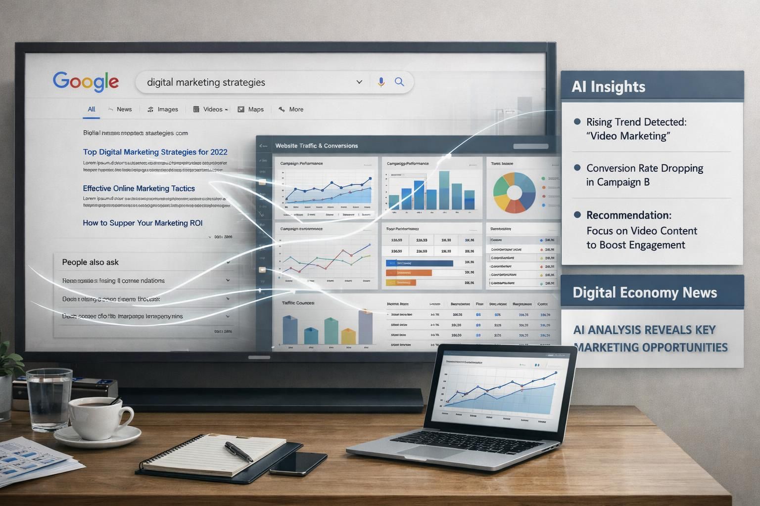 google은 검색 및 마케팅 분석 시스템에 인공지능(ai)을 지속적으로 통합하여 효율성과 정확성을 향상시키고 있습니다.