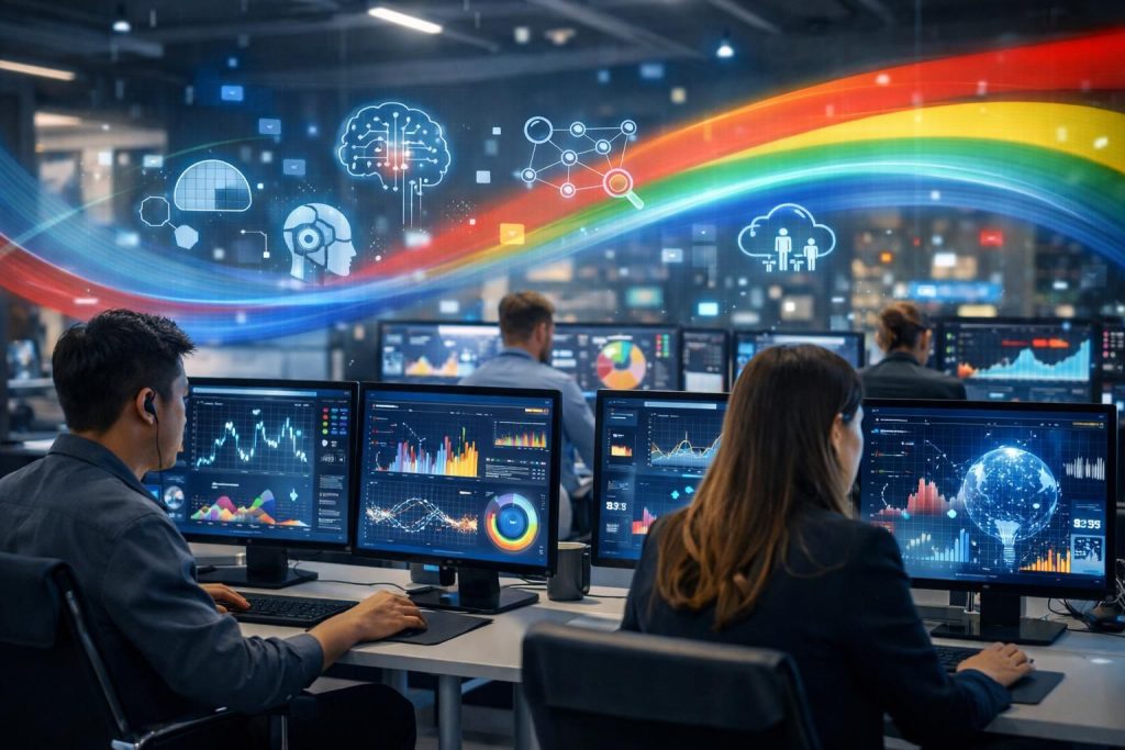 google은 검색 및 마케팅 분석 시스템에 ai 기술을 지속적으로 통합하여 더욱 정확하고 효율적인 데이터 분석과 사용자 맞춤형 서비스를 제공합니다.