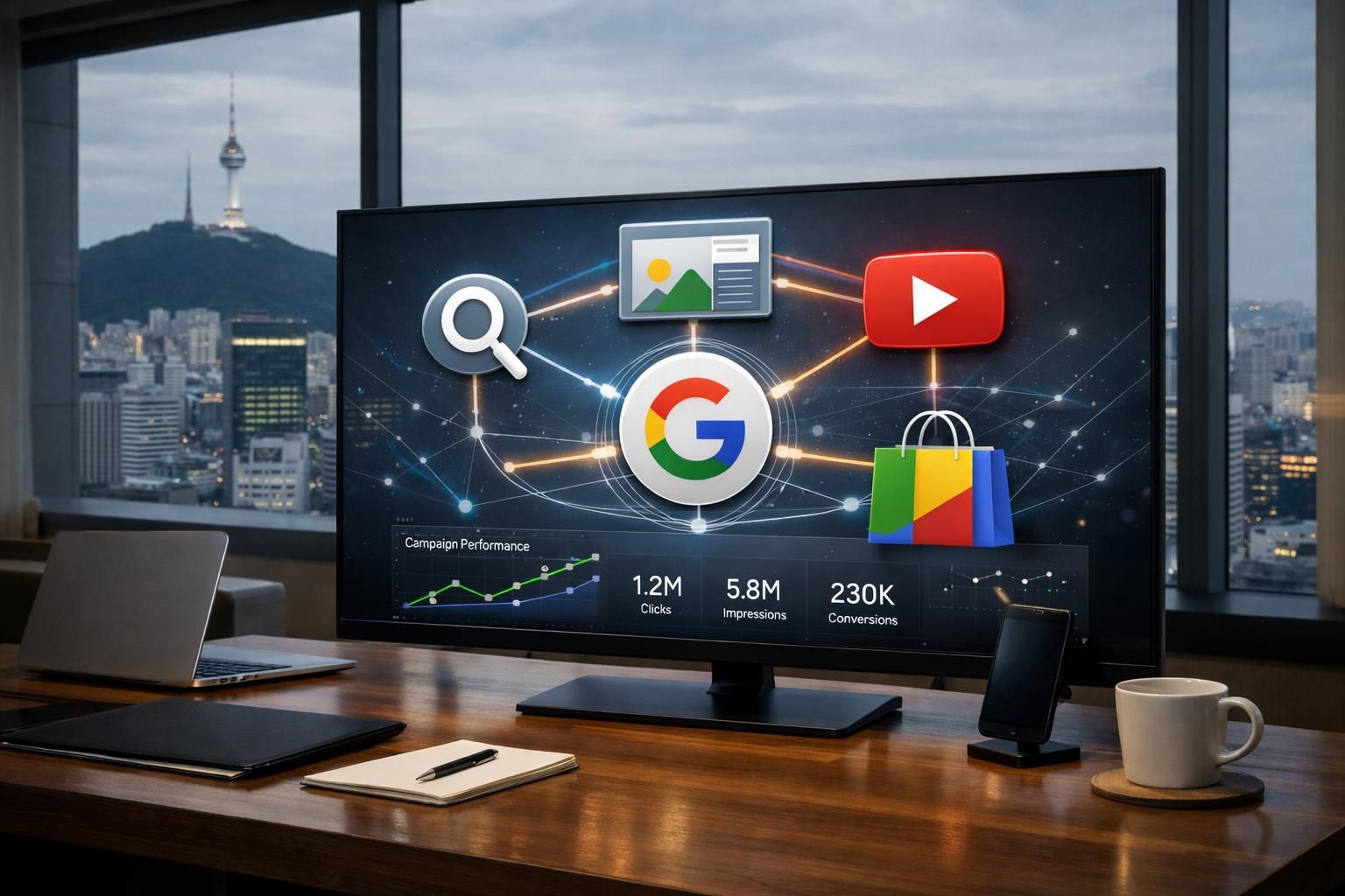 google은 자사 생태계 내에서 통합 광고 솔루션을 지속적으로 확장하여 광고 효율성과 사용자 경험을 향상시키고 있습니다.