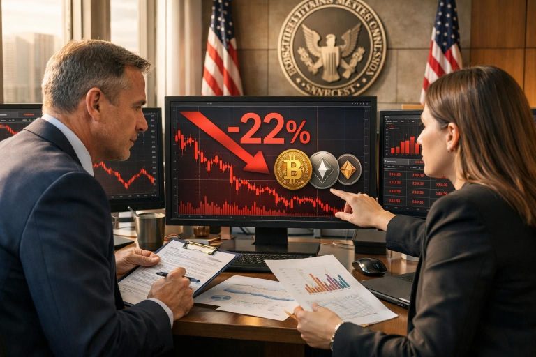 sec는 암호화폐 분야 규제 조치가 22% 감소했다고 발표했습니다. 최신 규제 동향과 영향을 확인하세요.