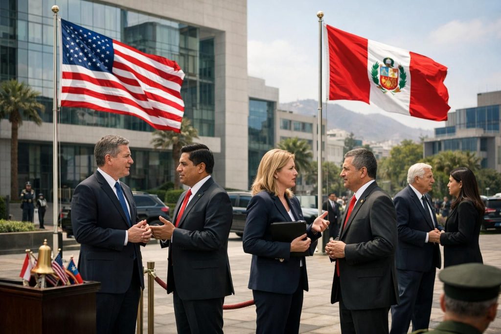 미국이 전략적 중요성이 큰 페루 선거를 앞두고 외교 활동을 강화하여 지역 안보와 협력을 증진합니다.