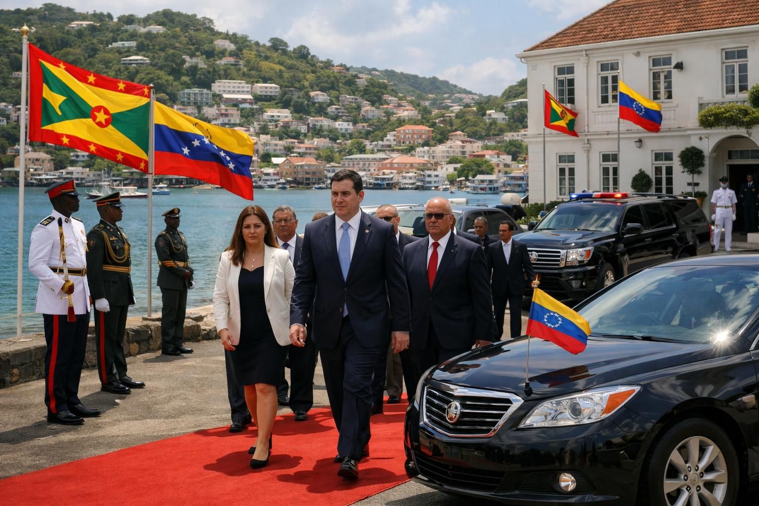 베네수엘라 임시 대통령이 그레나다에서 첫 해외 공식 방문을 진행하며 양국 간 협력과 외교 관계 강화를 모색합니다.