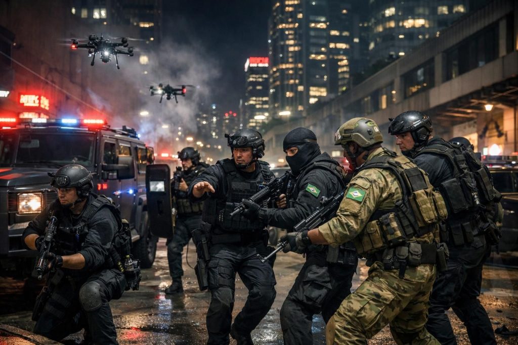 브라질과 미국이 조직범죄 대응을 위해 협력하여 공동 작전을 시작했습니다. 양국의 협력으로 범죄 활동을 효과적으로 차단하고 안전한 사회를 구축합니다.