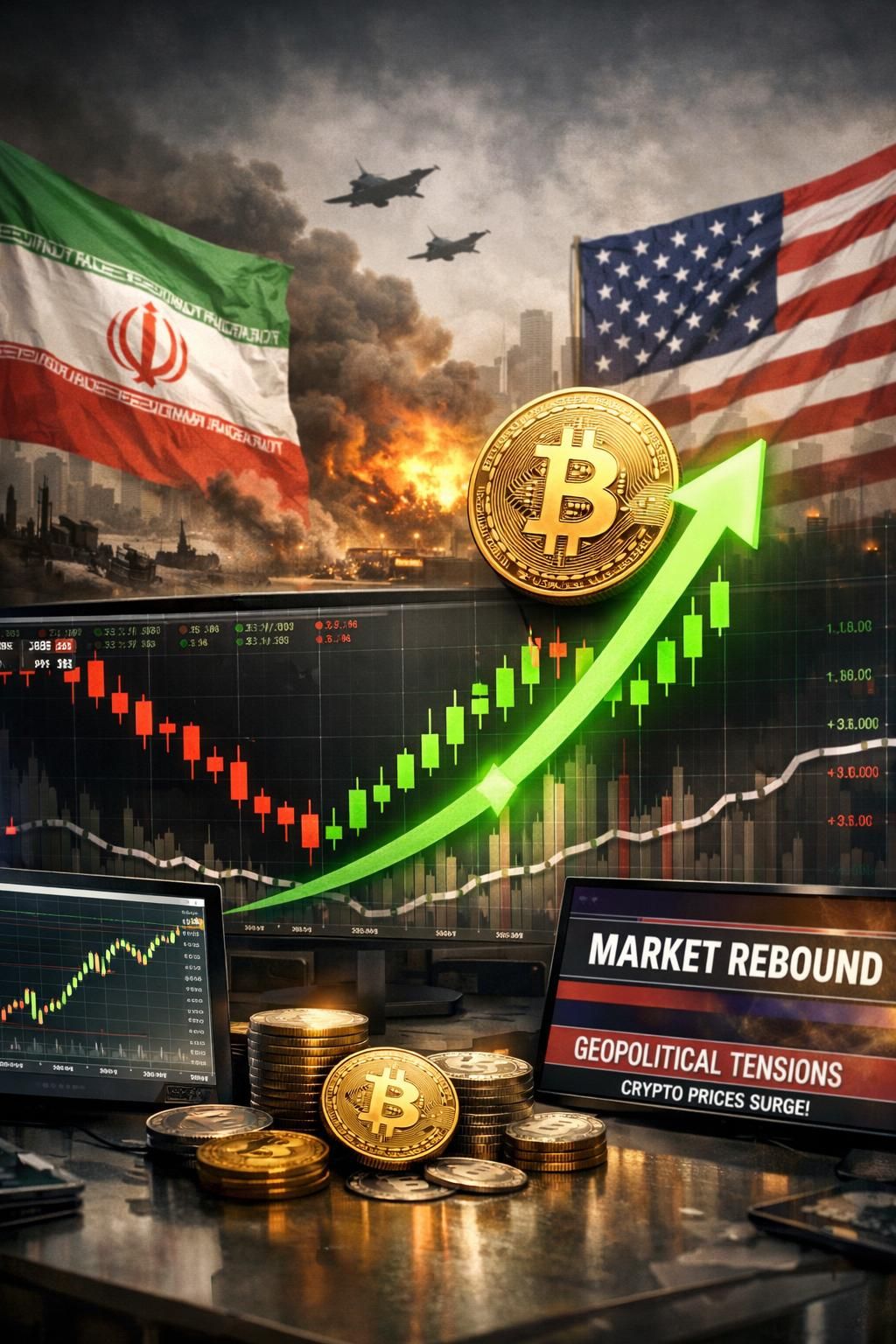 이란과 미국 간의 갈등으로 인해 하락했던 암호화폐 시장이 최근 반등세를 보이고 있습니다. 최신 동향과 원인을 분석합니다.