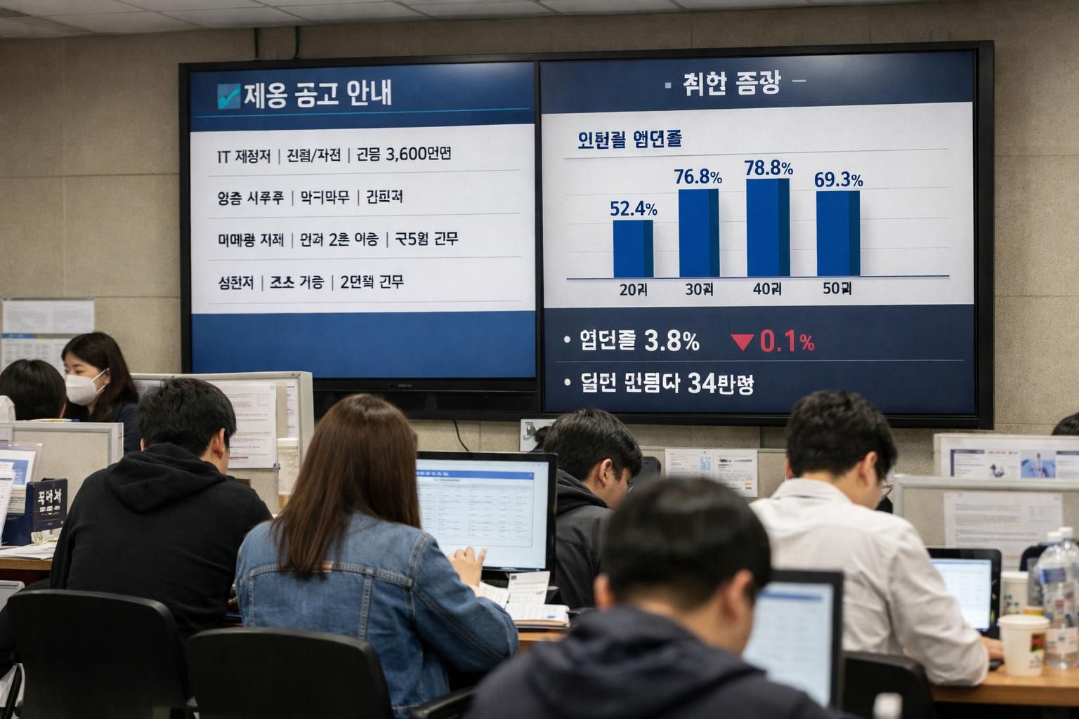 당국이 청년 실업 관련 최신 데이터를 공개하여 청년 취업 현황과 문제점을 분석합니다.